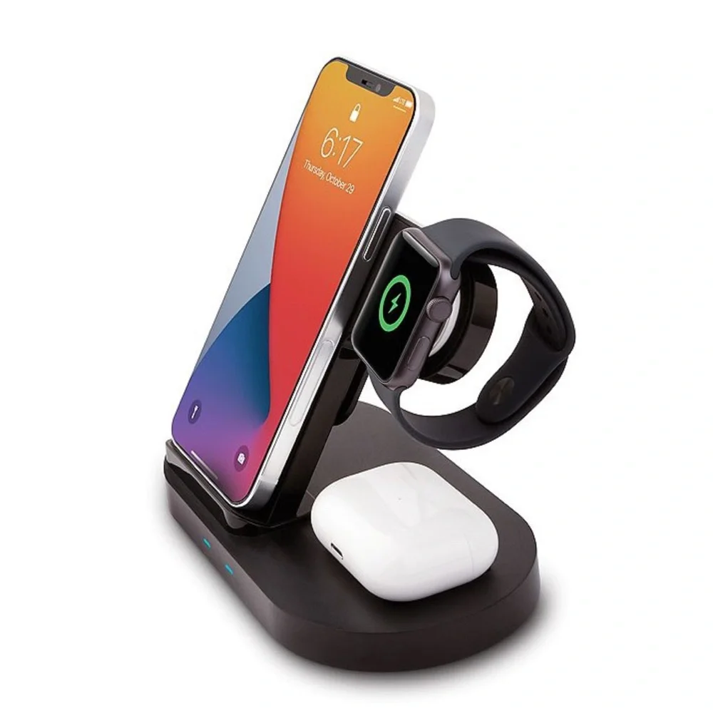 🔌Smart Gear 3-in-1 Wireless Charging Station🔌 phone watch earbud +🍎Watch charger